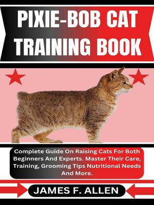cover image of PIXIE-BOB CAT TRAINING BOOK